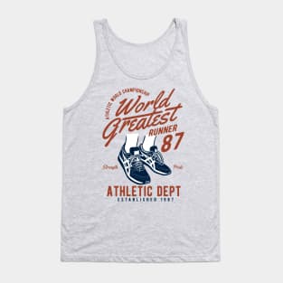 World Greatest Running Shoes Tank Top